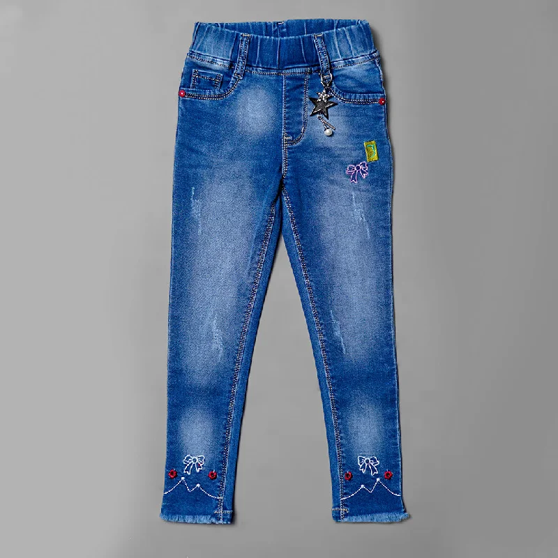 Blue Jeggings for Girls