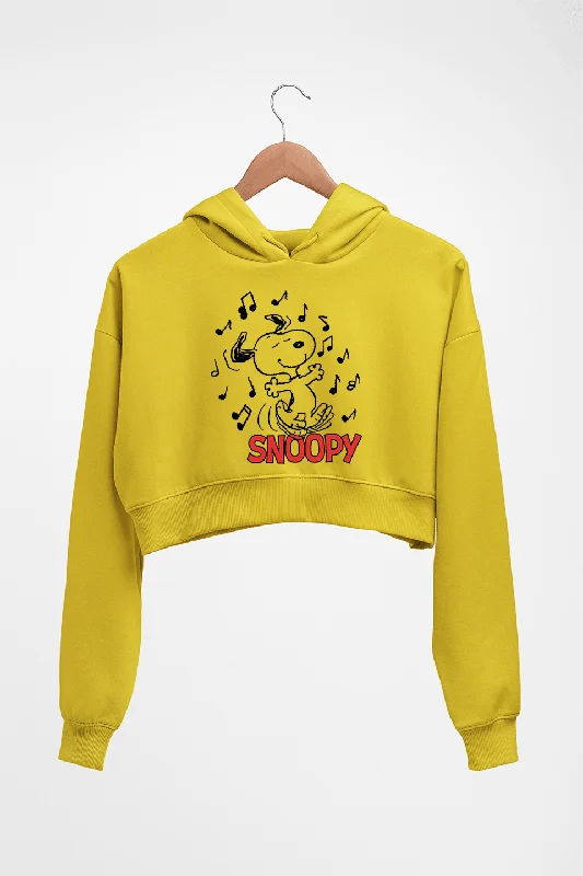 Peanuts Snoopy Crop HOODIE FOR WOMEN