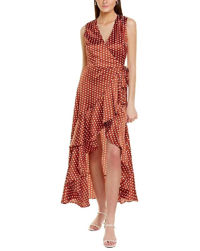 Pixie Polka Dot Wrap Dress