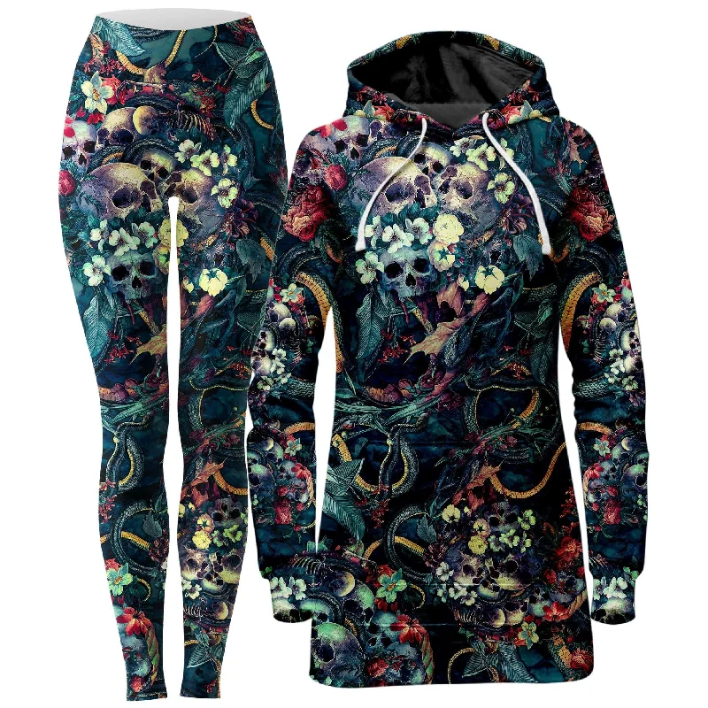 Endless Soul Hoodie Dress and Leggings Combo