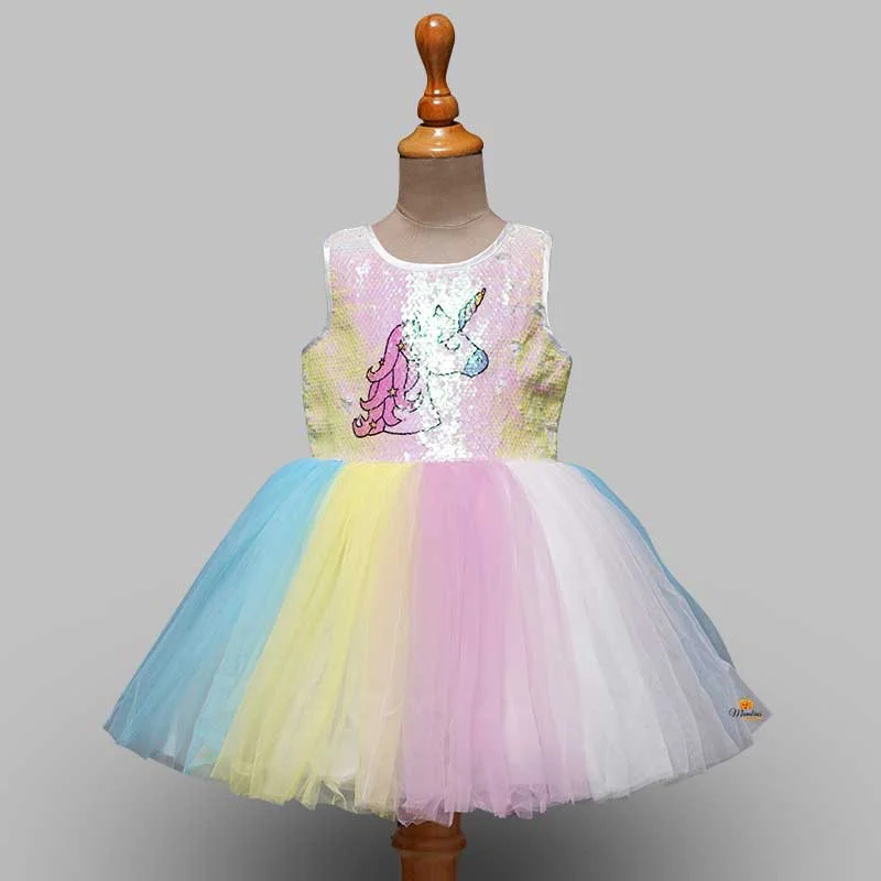 Unicorn Girls And Kids Frock