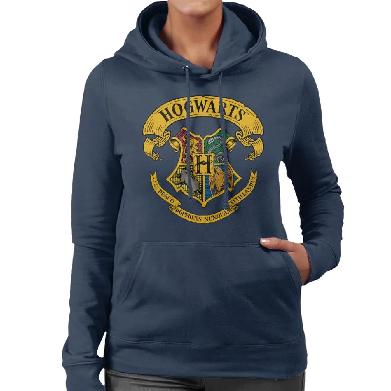 Harry Potter All Hogwarts Crest Women's Hooded Sweatshirt