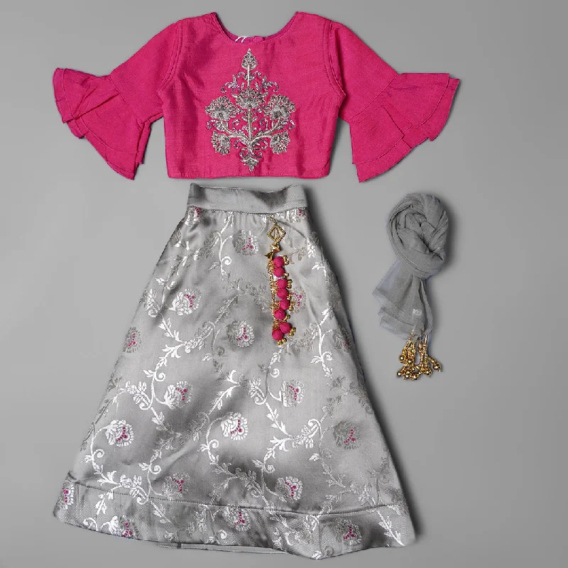 Rani & Grey Girls Lehenga Choli