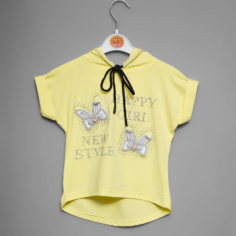 Butterfly Print Girls Top