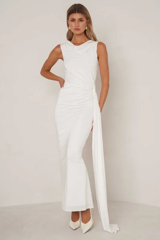 Natalia Dress - White