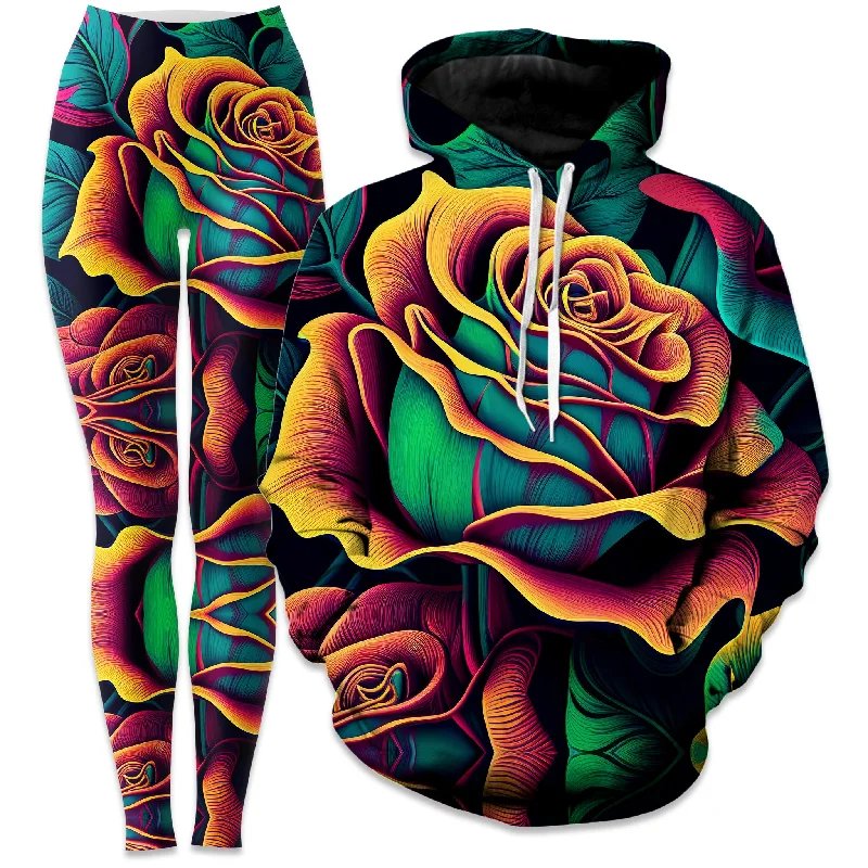 Rosebud Hoodie and Leggings Combo