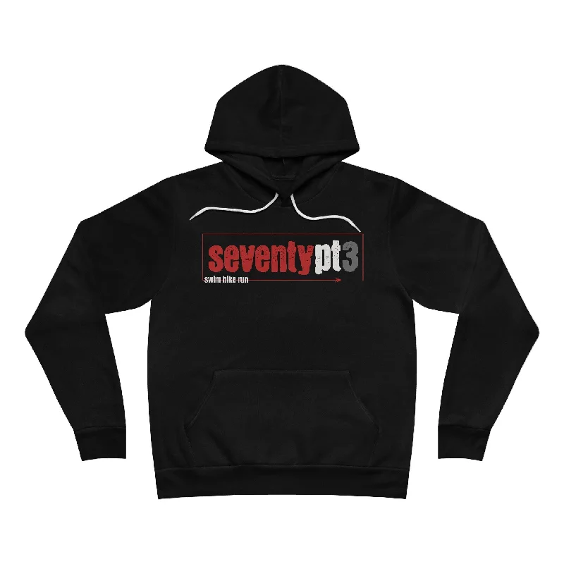 Seventy Point Three 70.3 - Swim Bike Run - Unisex Fleece Hoodie