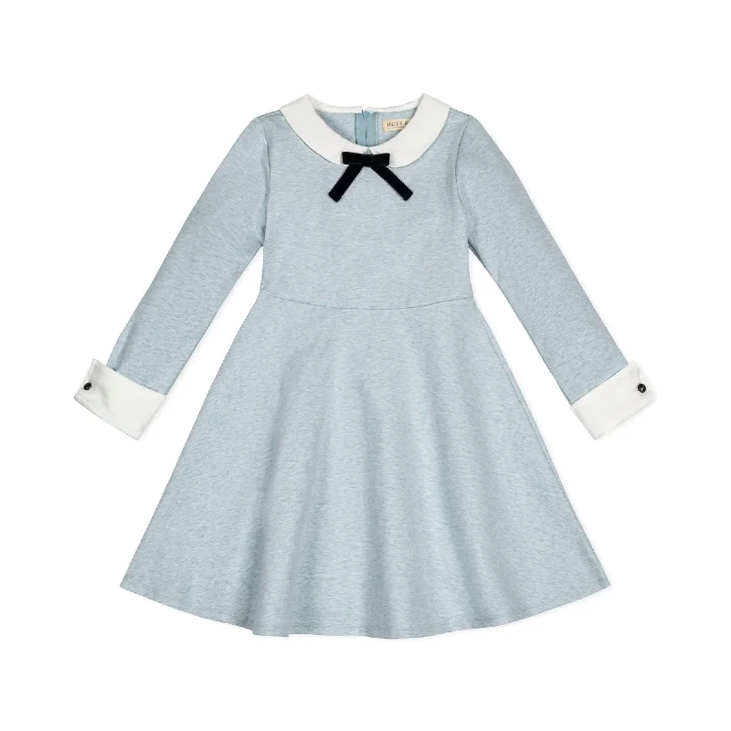 French Look Ponte Dress with Bow - Baby