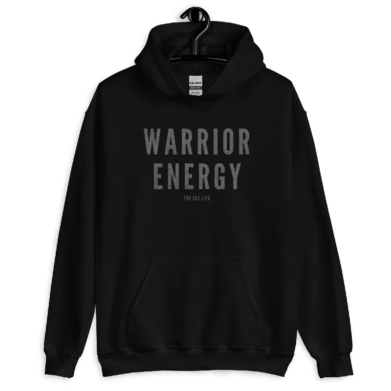 Summon Your WARRIOR ENERGY (Dark On Dark) Hoodie