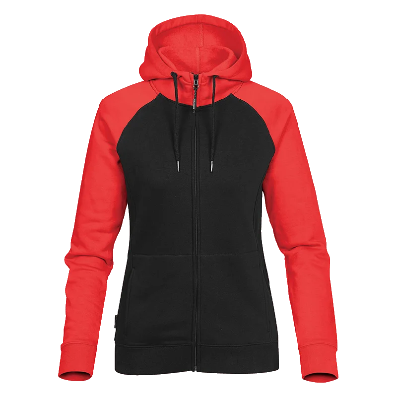 B1873W Ladies Omega Two-Tone Zip Hoodie