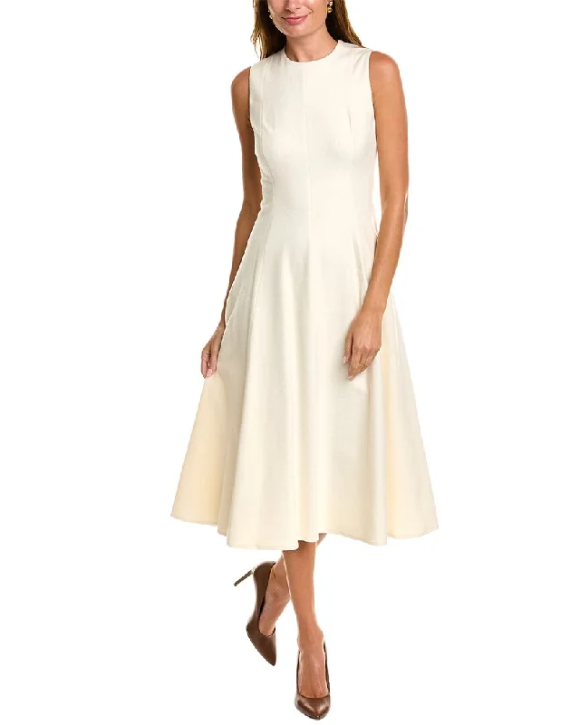 Vince Paneled Midi Dress