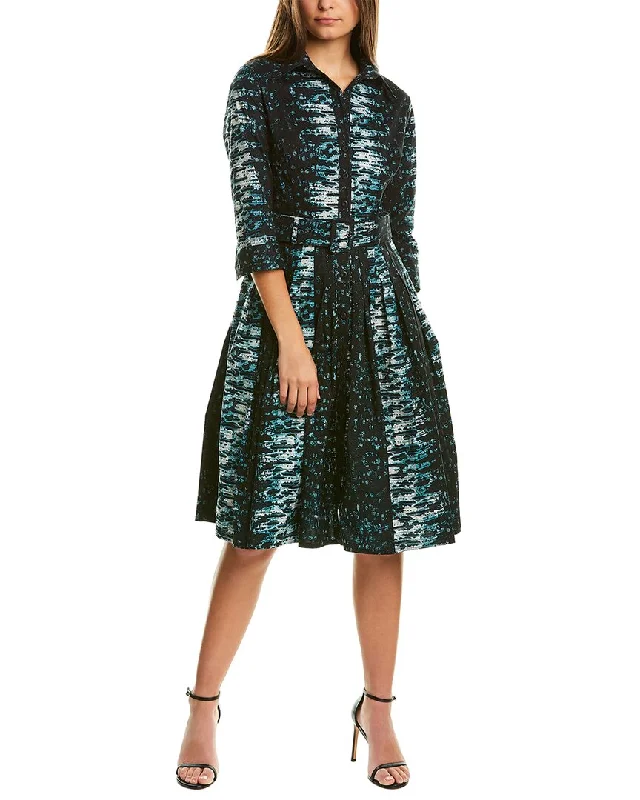 Samantha Sung Audrey 2 3/4-Sleeve Shirtdress