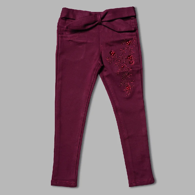 Jeggings for Girls with Classic Waistband