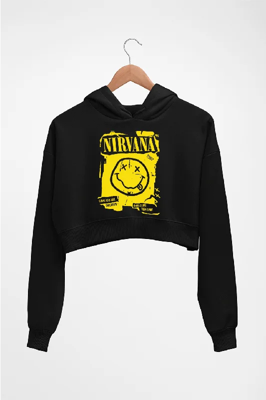 Nirvana Crop HOODIE FOR WOMEN