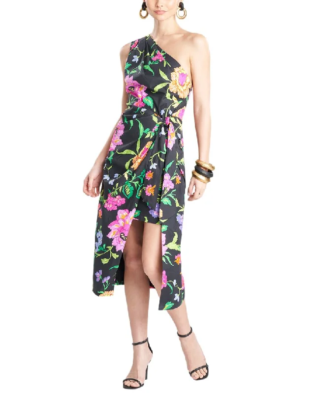 Natori Junko Printed Poplin Dress