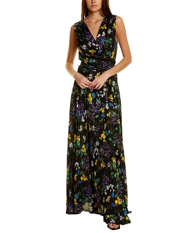 Eywasouls Malibu Lara Silk Maxi Dress