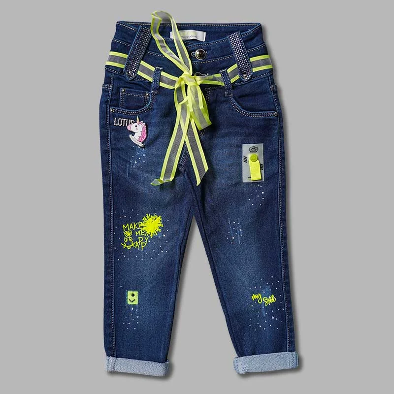 High Waist Jeans for Girls and Kids