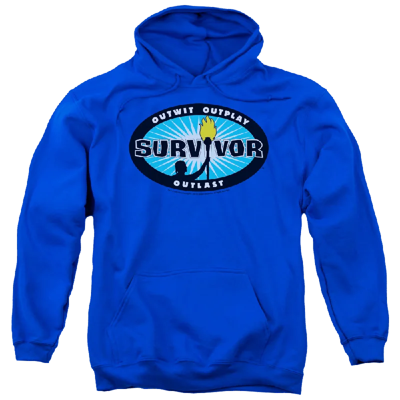 Survivor Blue Burst - Pullover Hoodie