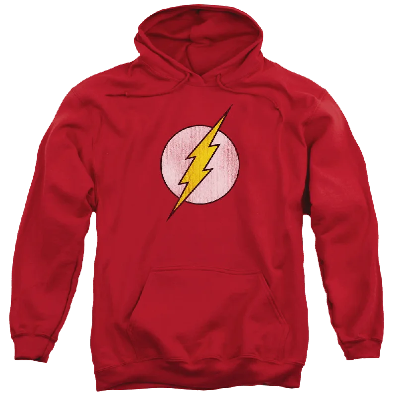 Flash, The Flash Logo Distressed - Pullover Hoodie