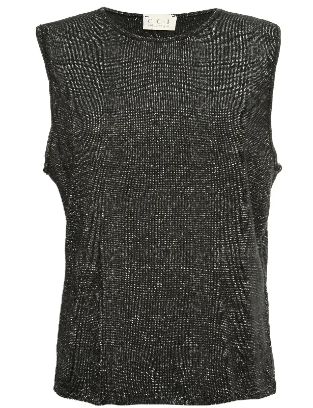 Sleeveless Jumper - L