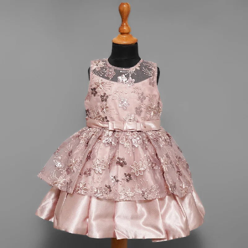 Onion Party Wear Baby Girls Frock