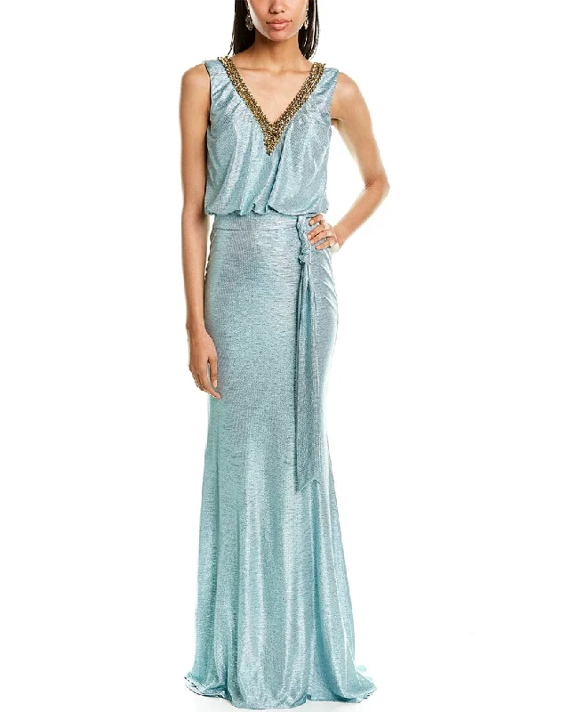 Rene Ruiz Metallic Gown