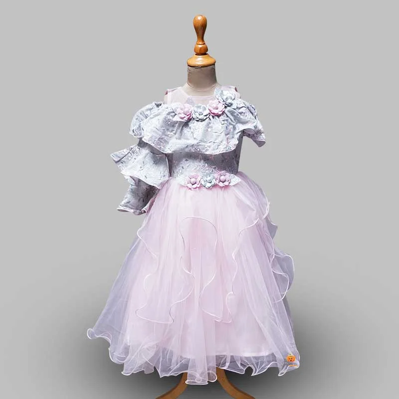 Pink Designer Kids Gown