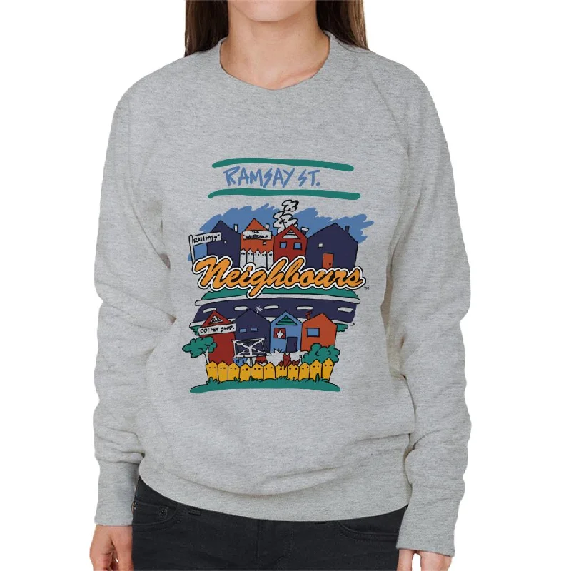 Neighbours Ramsay St Houses Women's Sweatshirt