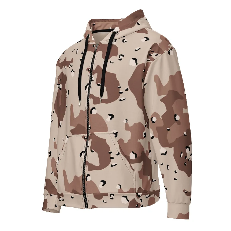 DBDB Desert Camo Handmade Zip Hoodie