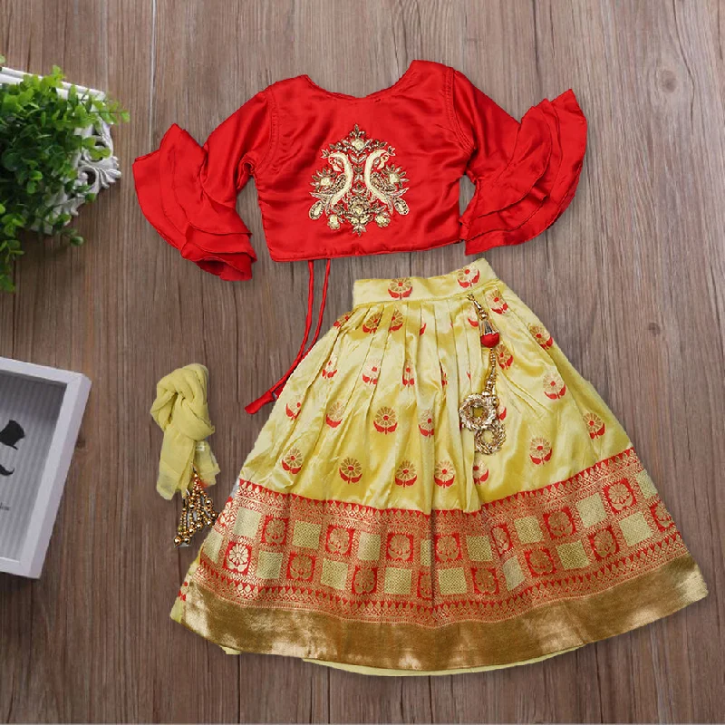 Red Girls Lehenga Choli