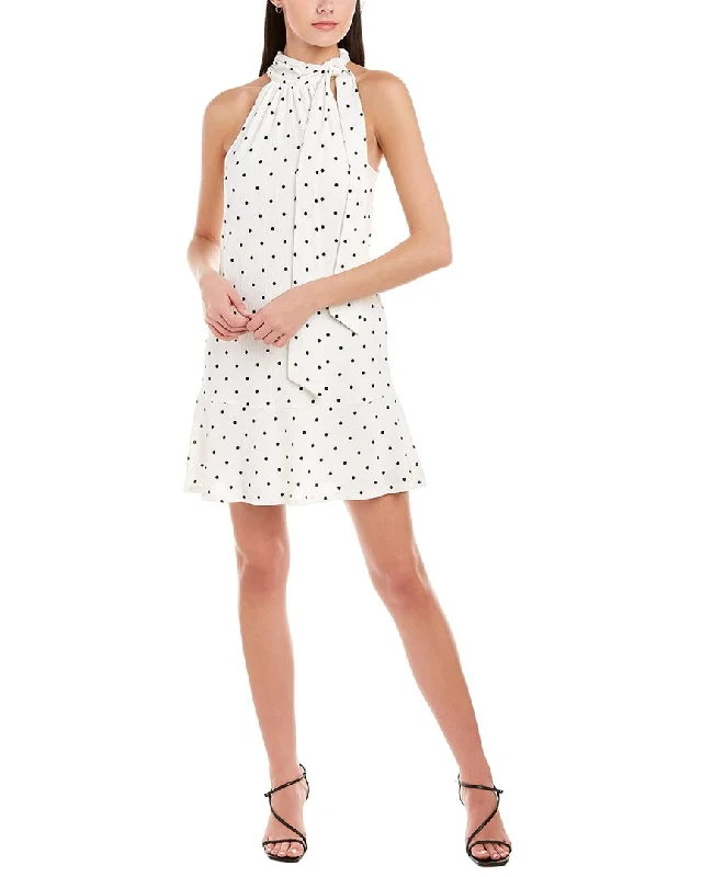 CeCe by Cynthia Steffe High Neck Polka Dot Dress