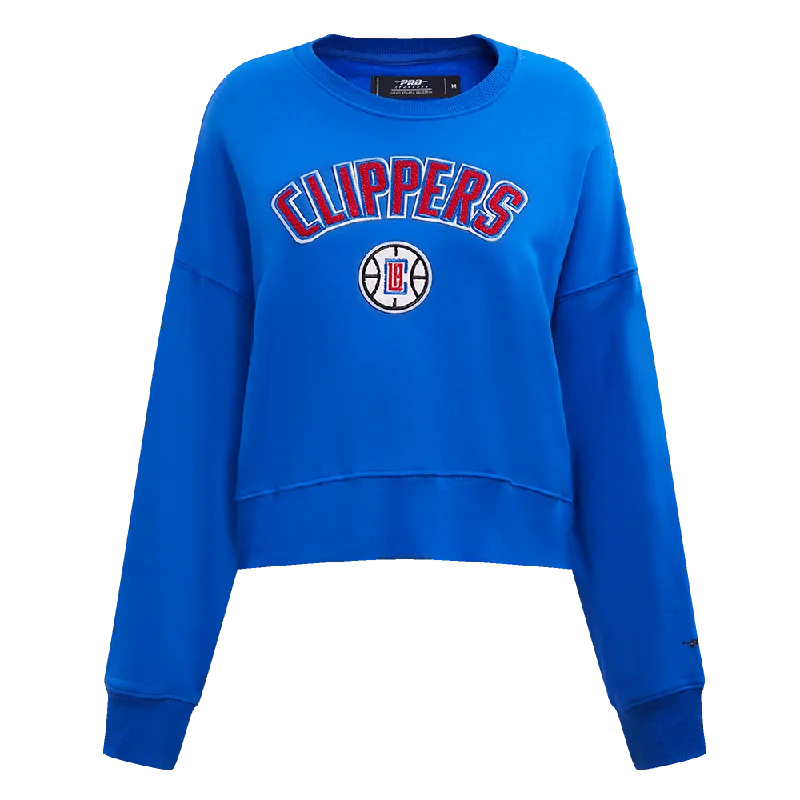 SUDADERA DE CUELLO REDONDO NBA LOS ANGELES CLIPPERS CLASSIC ESSENTIALS PARA MUJER