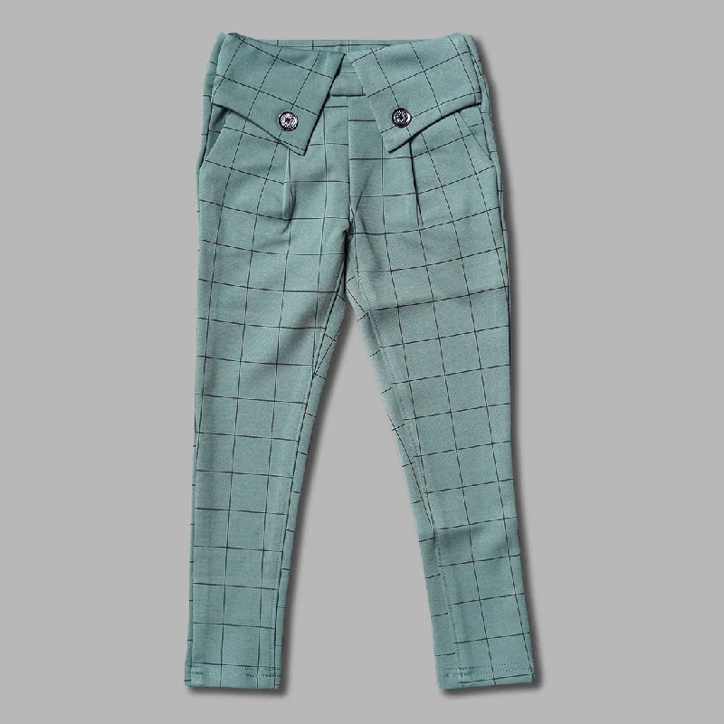 Jeggings for Girls and Kids with Checks