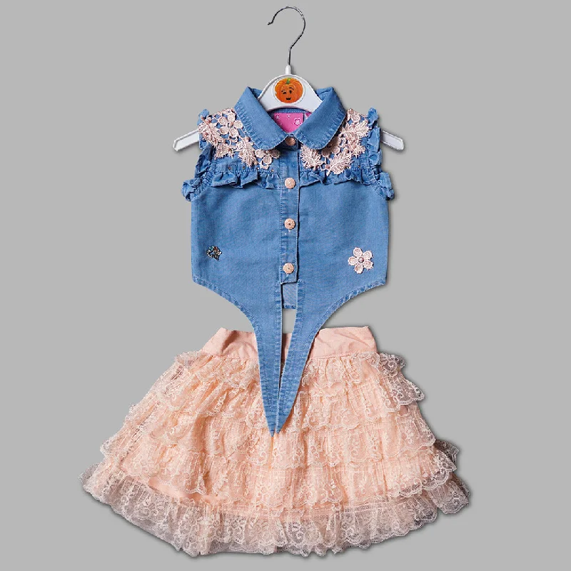 Western Set For Kids With Tutu Style