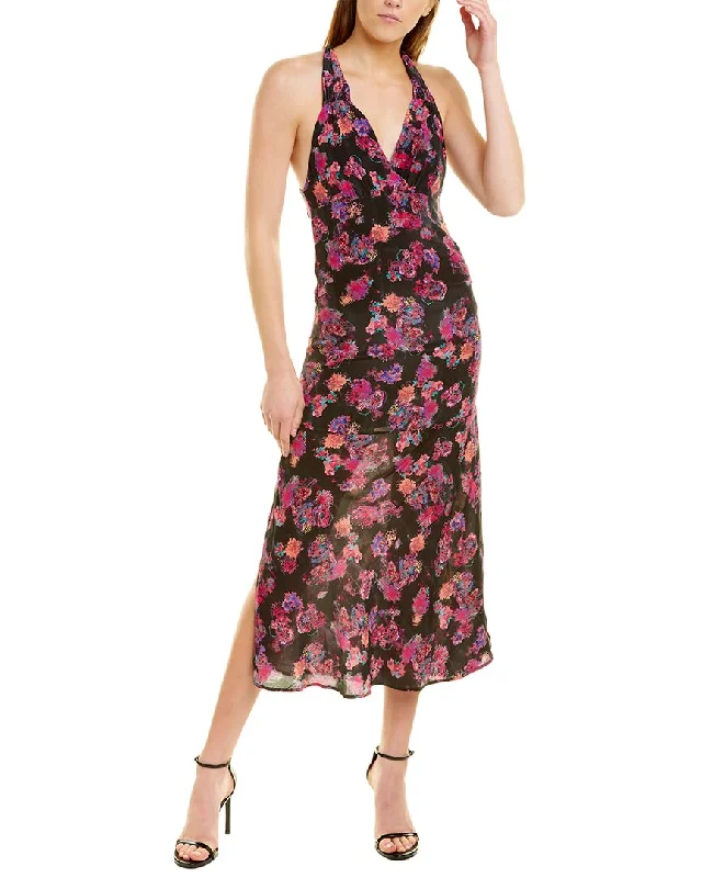 IRO Larley Silk Midi Dress