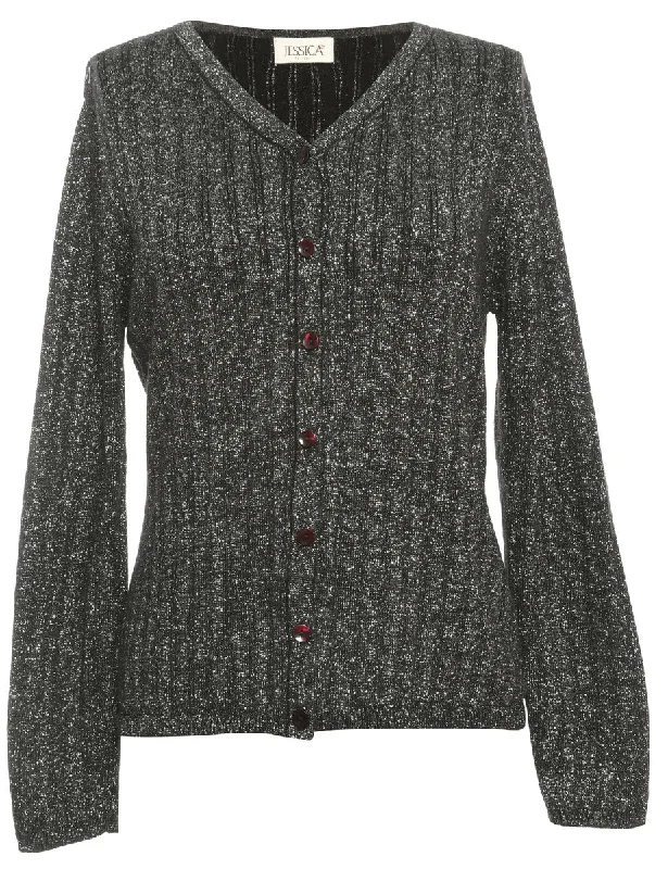 Lurex Cardigan - M