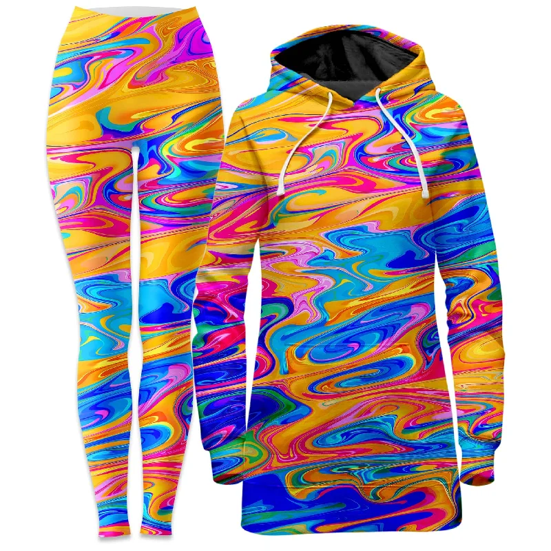 Phaze Hoodie Dress and Leggings Combo