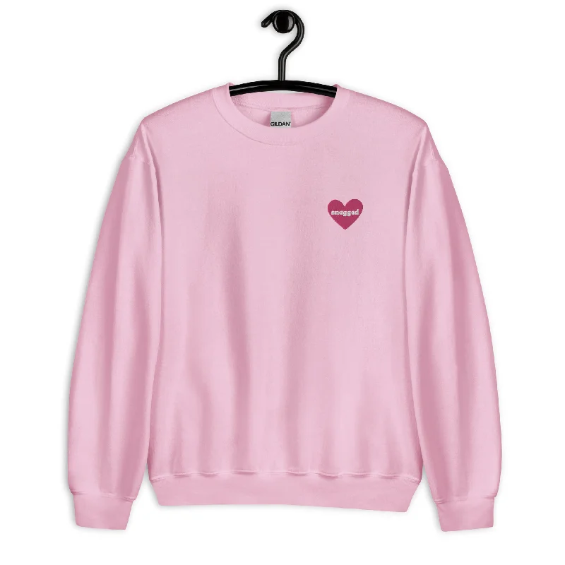 Snagged Heart Embroidered Crewneck