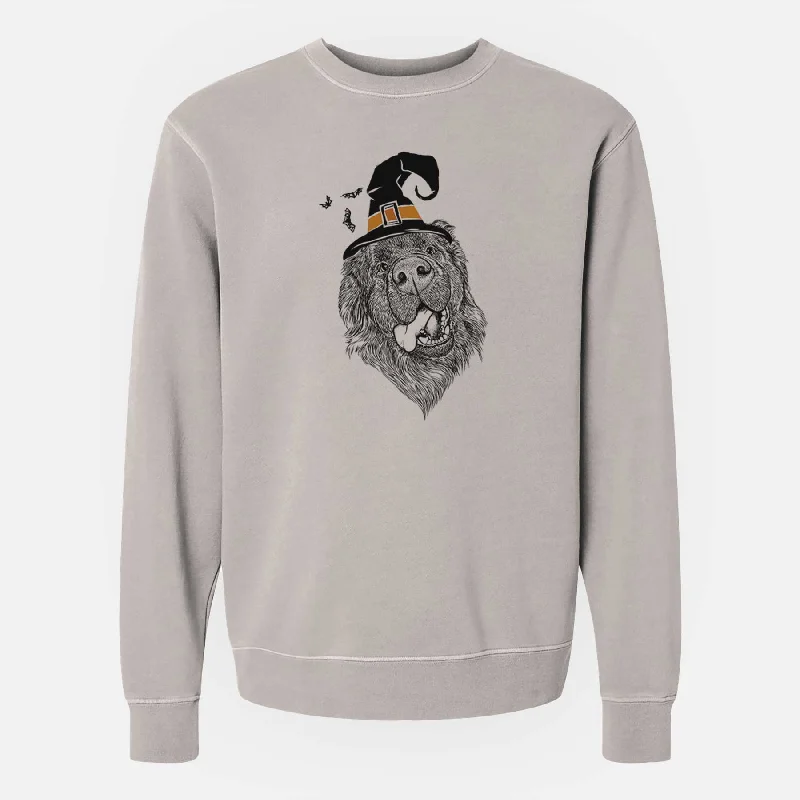 Witch Tuna the Newfoundland - Unisex Pigment Dyed Crew Sweatshirt