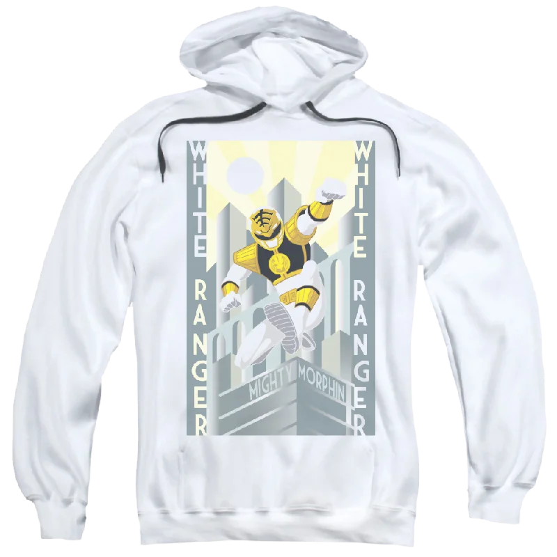 Mighty Morphin Power Rangers White Ranger Deco - Pullover Hoodie