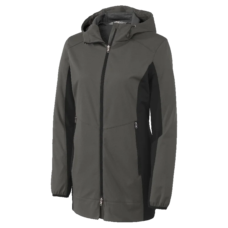 B1733W Ladies Active Hooded Soft Shell Jacket