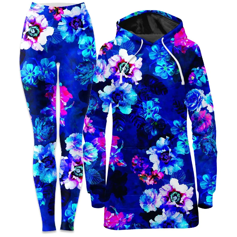 Enchanted Flora Hoodie Dress and Leggings Combo