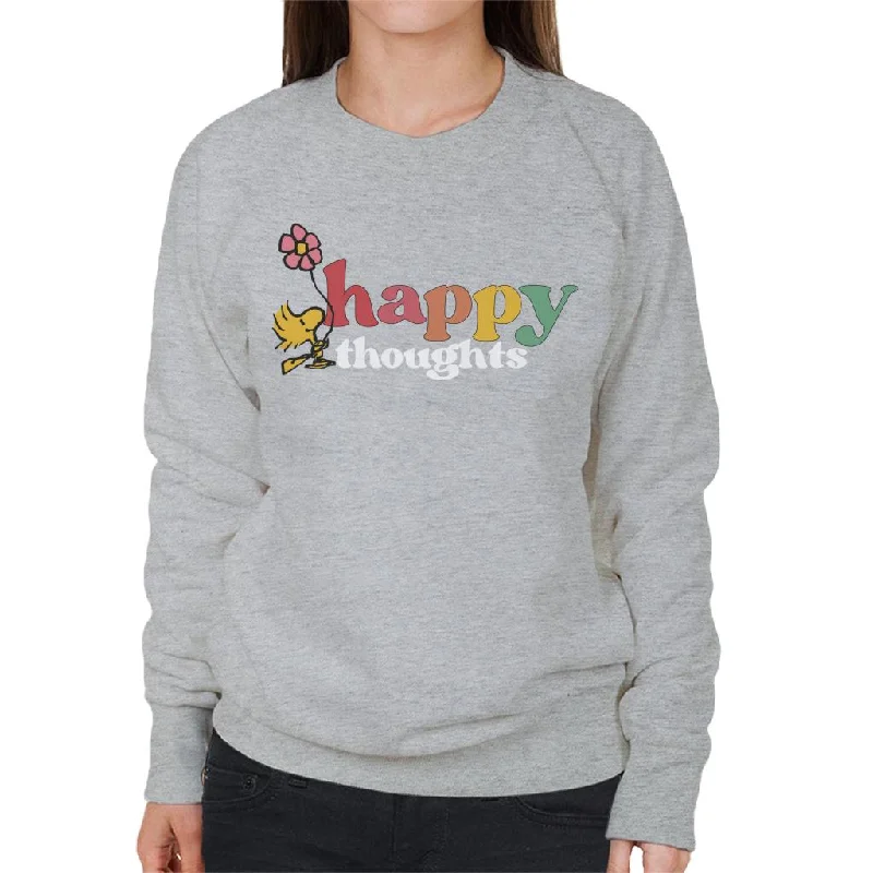 Peanuts Woodstock Happy Thoughts Women's Sweatshirt