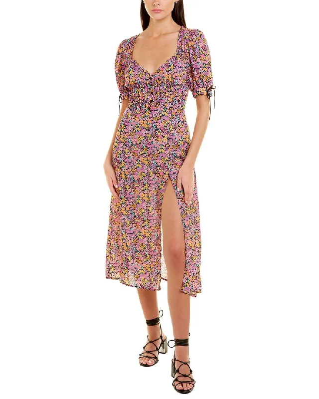 For Love and Lemons Maud Midi Dress