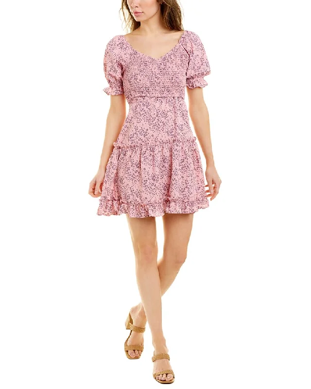 Avantlook Smocked Mini Dress