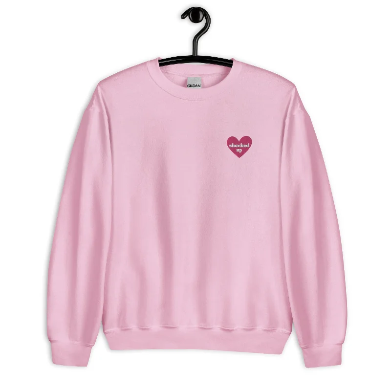 Shacked Up Heart Embroidered Crewneck