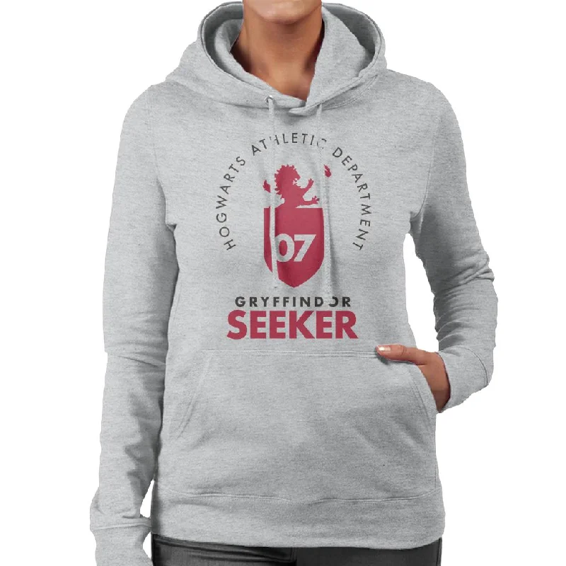 Harry Potter Gryfffindor Quidditch Seeker Women's Hooded Sweatshirt