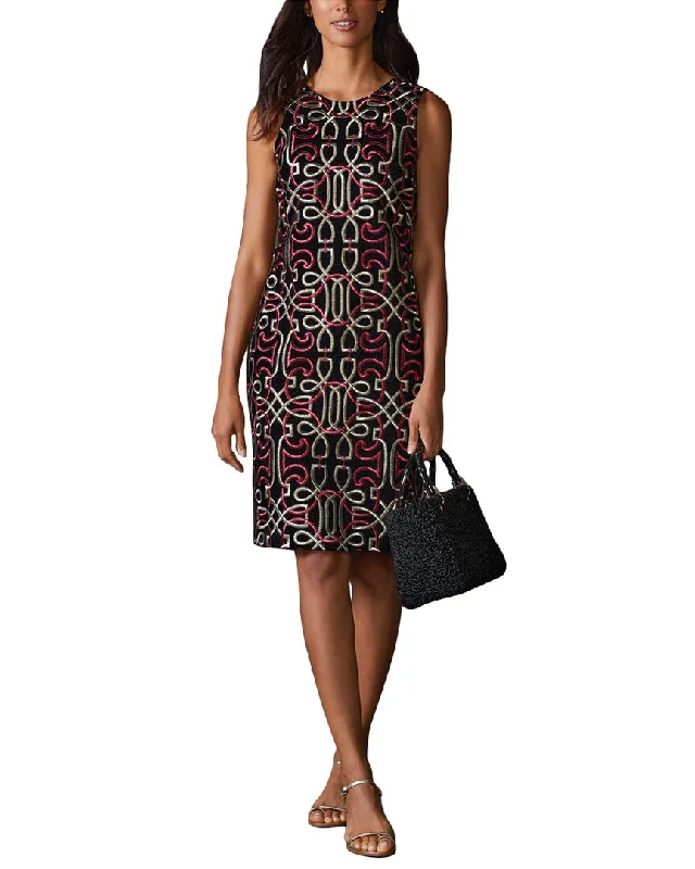 J.MCLAUGHLIN NEO BELTMORE EMBROIDERY FREJA DRESS