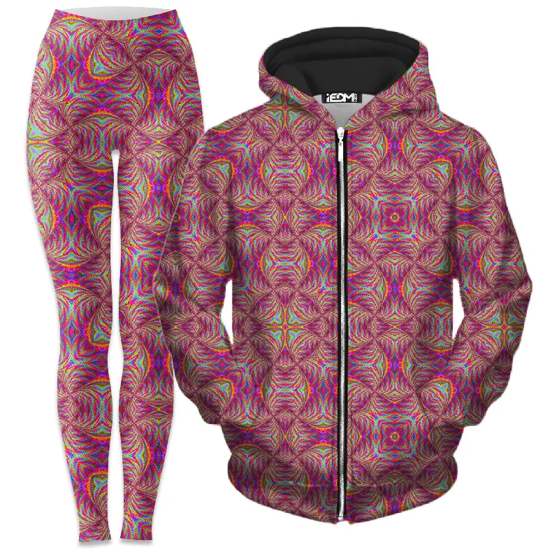 Psy Schism Zip-Up Hoodie and Leggings Combo