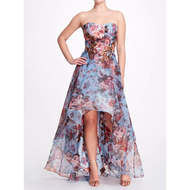 Strapless Hi-Lo Gown